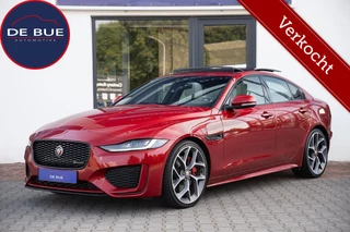 Hoofdafbeelding Jaguar XE Jaguar XE 2.0 P250 R-Dynamic HSE|1ste Eig|Org NL NAP|Facelift|Pano|CarPlay|Black Pack|BTW Auto|Matrix LED|UNIEK|Dealer Onderhouden