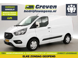 Ford Transit Custom 280 2.0 TDCI L1H1 | Airco | Cruise | 3-Zits | Trekh. | Parkeersens. | Stoelverw.