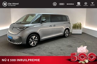Volkswagen ID. Buzz Pro 286pk 86 kWh LWB 7 persoons | Park Assist, Adaptive Cruise Control, 19" LM Velgen |