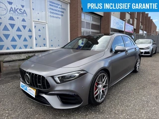 Hoofdafbeelding Mercedes-Benz A-Klasse Mercedes A-klasse AMG 45 S 4MATIC+ Edition 1 421pk Fabrieksgarantie Pano Burmeister Memory Blindspot