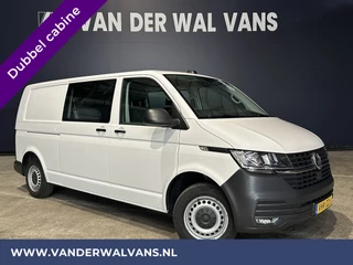Volkswagen Transporter 2.0 TDI L2H1 Dubbele cabine Euro6 Airco | Apple Carplay | Android Auto | 5-Zits | 2200kg Trekhaak Cruisecontrol, Parkeersensoren