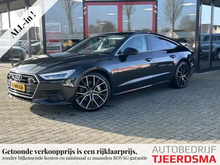 Audi A7 Sportback 55 TFSI quattro Pro Line Plus | B&O Audio | LED Koplampen | Navigatie | Stoelverwarming | Virtuele Cockpit | Climate Control | Adaptieve Cruise Control | 21'' Lichtmetalen Velgen |