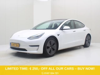 Tesla Model 3 Long-Range AWD 351pk 75 kWh FACELIFT 91% SoH [ WARMTEPOMP+AUTOPILOT+620KM WLTP+TREKHAAK ]