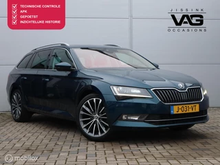 Hoofdafbeelding Škoda Superb Skoda Superb 1.6 TDI Automaat Trekhaak Pano LED Leer LED Camera Stoelverwarming