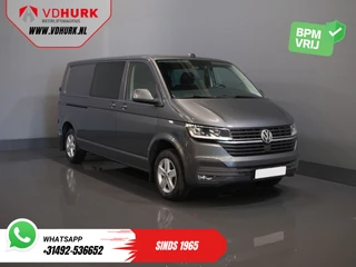 Volkswagen Transporter 2.0 TDI 150 pk DSG Aut. L2 DC Dubbel Cabine MIXTO/ LED/ Adapt.Cruise/ Standkachel/ Stoelverw./ Carplay/ Camera/ PDC/ LMV/ Trekhaak/ Airco