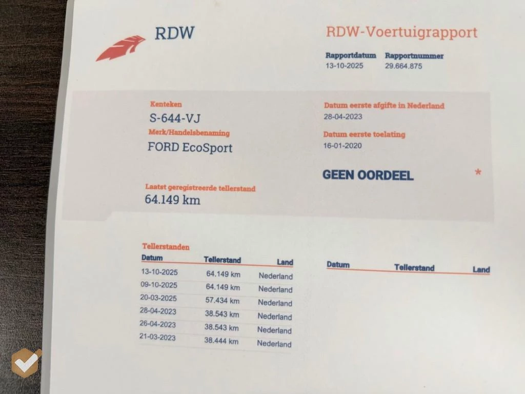 Hoofdafbeelding Ford EcoSport