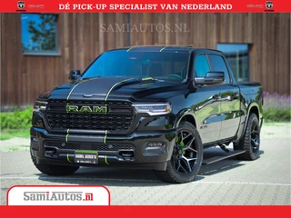 Dodge Ram 1500 Limited Night High Output 540HP 706Nm | Massage + Full Option | De Meest Luxe en Volle Pick-Up in zijn Klasse | Comfortabele Dubbele Cabine met Royale 5 Zitplaatsen | BPM vrij | Nu Leverbaar uit Voorraad | Voorraad Nr 2357 - 5182