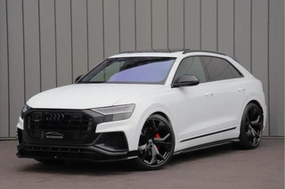 Audi Q8 55 TFSI quattro Pro Line S | 340PK | Luchtvering | Achterasbesturing | Head-up | Memory | B&O | Sfeerverlichting | Keyless-go | Stuurwielverw. | Standkachel | 2019.
