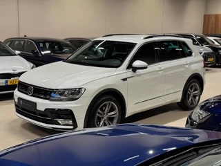 Volkswagen Tiguan 1.4 TSI R-Line, Led, Clima, Multistuur, Private Glas, 19" Velgen, Trekhaak 13P, PDC, Volledig Onderhoud