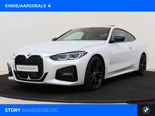 BMW 4 Serie Coupé 430i High Executive M Sport Automaat / Schuif-kanteldak / M Adaptief onderstel / Laserlight / Stuurverwarming / LED / Parking Assistant Plus / Head-Up / Harman Kardon