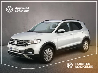 Hoofdafbeelding Volkswagen T-Cross Volkswagen T-Cross Life 1.0 TSI 110pk DSG Automaat Adaptive cruise control, Achteruitrijcamera, Stoelverwarming, Parkeersensoren, Airco, DAB, Radio, App connect, Bluetooth