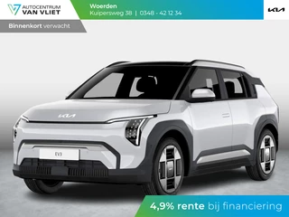 Hoofdafbeelding Kia EV3 Kia EV3 Plus Advanced 58.3 kWh | Levering Juni | Navi | 19" | Adapt. Cruise | Clima | Schuif/Kanteldak | Stoel&Stuurverw. | Priv Glass | BSM | Harman Kardon | Private Lease € 581,- Actie !