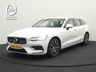 Volvo V60 T6 Recharge AWD Inscription Plug In Hybrid 340pk Dealer O.H PHEV | Adaptive Cruise | Lederen Sportstoelen Memory | Harman Kardon | BLIS | Camera | Keyless | Pilot Assist | Apple Carplay |