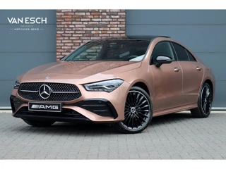 Mercedes-Benz CLA 250 e AMG Line Aut8 | Panoramadak | Distronic | Memory | Burmester | Trekhaak | Keyless Go | Camera | Verwarmd Stuurwiel | Nightpakket |