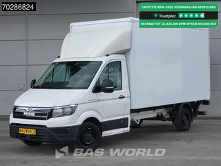 MAN TGE 3.140 Automaat Bakwagen Laadklep Airco Cruise Camera Euro6 Meubelbak Koffer 20m3 Airco Cruise control