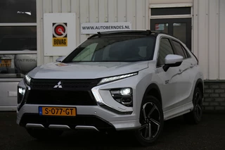 Hoofdafbeelding Mitsubishi Eclipse Cross Mitsubishi Eclipse Cross 2.4 PHEV 4WD Instyle*BTW*Perfect Onderh.*Pano/ACC/LED/Camera/FCM/Leder/Stoelverw.V+A/Stuurverw./DAB/Keyless Entry+Go/DAB/Elek. Stoelen/Parkeersens.V+A/18 inch LM*