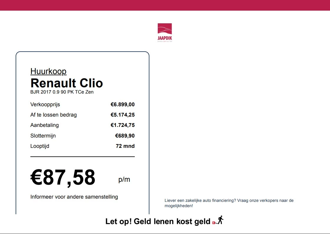 Hoofdafbeelding Renault Clio
