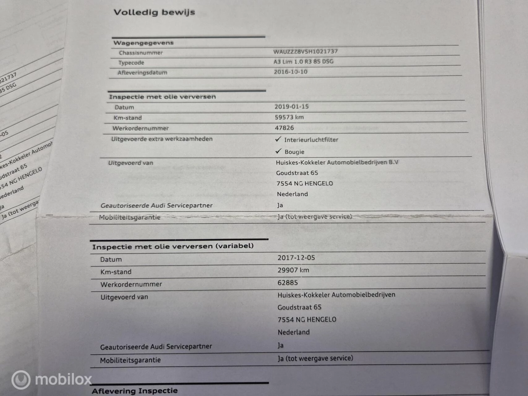 Hoofdafbeelding Audi A3