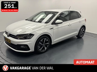 Volkswagen Polo 1.0 TSi R-Line Automaat-Adapt.Cr.contr-Navigatie-Clima-Carplay-Parkeersensoren-Lm16''velgen