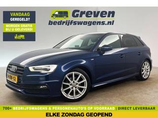 Audi A3 1.4 TFSI CoD S-line 141PK LED Clima Cruise Trekhaak Navigatie PDC 18"LMV