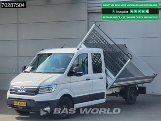 MAN TGE 3.180 Drie-Zijdige Automaat Kipper 2025-Facelift 180PK Trekhaak LED Airco Cruise Navi Euro6 Kipper Tipper Benne Kieper 3m3 Airco Trekhaak Cruise control