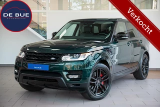 Hoofdafbeelding Land Rover Range Rover Sport Land Rover Range Rover Sport 4.4 SDV8 HSE Dynamic|2e Eig|BTW|British Racing Green|Pano|Digitaal Dashboard|Volledig Onderhouden
