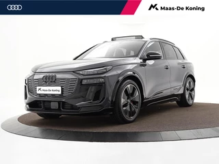 Audi Q6 e-tron S edition 306pk 100 kWh · SOH 97,3% · Warmtepomp · Panoramadak · Wegklapbare Trekhaak · Luchtvering · Bang & Olufsen · Elek. Voorstoelen · 21'' Inch · Garantie t/m 25-05-2030 of 100.000km