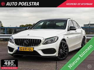 Mercedes-Benz C-klasse AMG 43 4MATIC 367 PK Panoramadak Burmester Leder LED Carbon 19"