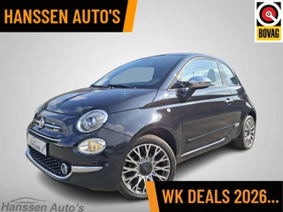 Fiat 500 1.2 Lounge Exclusive pano ecc navi carplay Top uitvoering