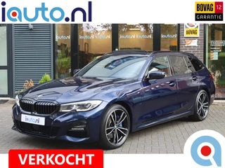 BMW 3 Serie Touring 330e M-Sport Shadow Line Pano/Laser LED/Keyless/Head-up/DCC/Elek. stoel+mem/Dodehoek/19"/Trekhaak wegkl.
