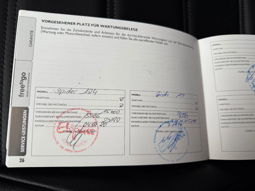 Hoofdafbeelding Fiat 124 Spider