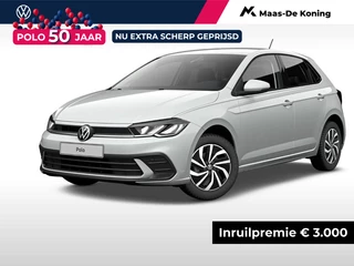 Volkswagen Polo Life Edition 1.0 TSI 95 pk 5 versn. Hand · Achteruitrijcamera · regensensor · MEGA Sale