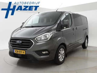 Ford Transit Custom 2.0 TDCI 130 PK AUT. L2H1 DUBBEL CABINE LIMITED + 2 SCHUIFDEUREN / CAMERA / STOELVERW.