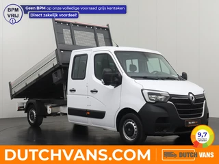 Renault Master 2.3DCI 145PK Dubbele Cabine Kipper | Airco | 6-Persoons | 2500Kg Trekhaak