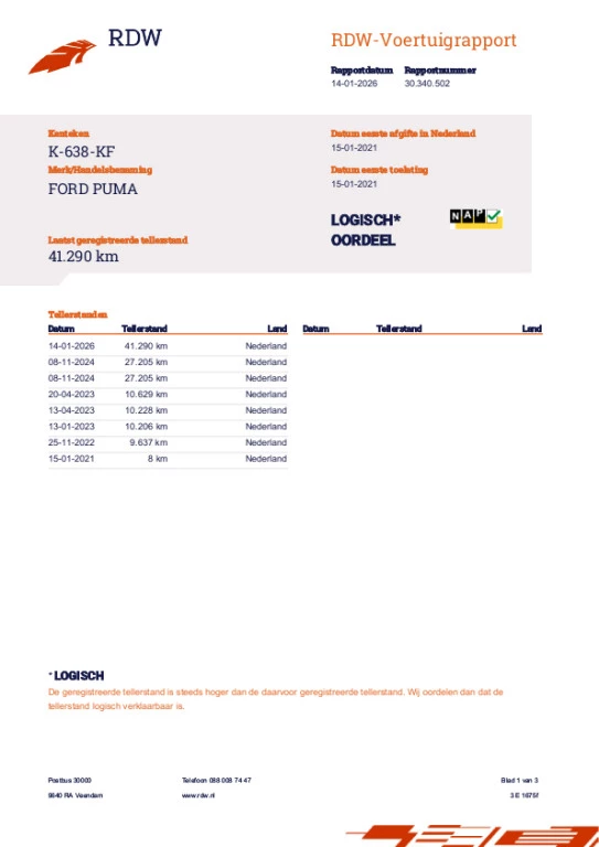 Hoofdafbeelding Ford Puma