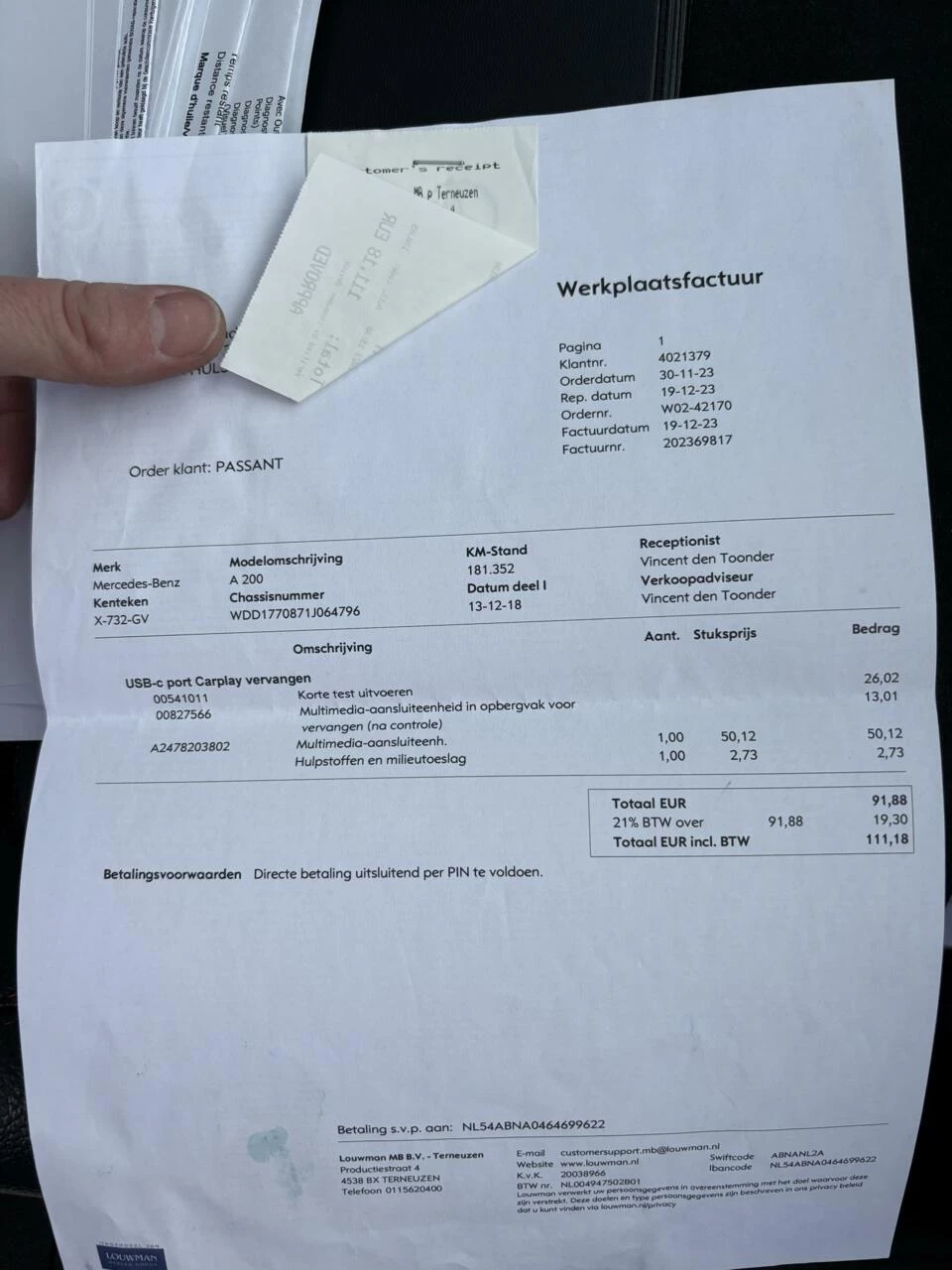 Hoofdafbeelding Mercedes-Benz A-Klasse