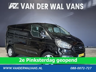 Ford Transit Custom 2.0 TDCI 130 pk Automaat L1H1 Euro6 Airco | LED | Trekhaak | Apple Carplay | Android Auto Stoelverwarming, Verwarmde Voorruit, Cruisecontrol, Parkeersensoren, Bijrijdersbank