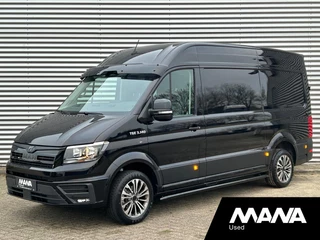 Hoofdafbeelding MAN TGE MAN TGE 3.140 L3H3 Automaat 140PK Zwart Black Lion Cruise control Carplay Camera