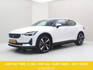 Polestar 2 Long Range Dual Motor 408PK 78kWh 92% SoH [ PILOT PLUS+20INCH+CARPLAY+CAMERA+STOELVERWARMING+H/K AUDIO]