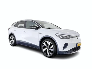 Volkswagen ID.4 First 77 kWh [ 3-Fase ] (INCL-BTW) *HEAT-PUMP | LEATHER-MICROFIBRE | FULL-LED | HEATED-COMFORTSEATS | DIGI-COCKPIT | AMBIENT-LIGHT | NAVI-FULLMAP | ECC | PDC | TOWBAR | PRIVACY-GLASS | CRUISE | CAMERA | CARPLAY | 20