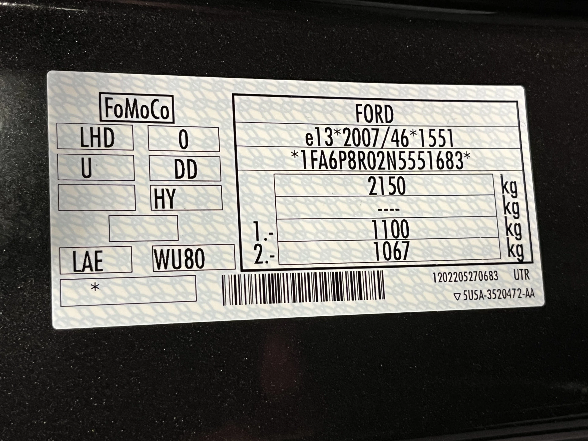 Hoofdafbeelding Ford Mustang