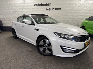 Hoofdafbeelding Kia Optima Kia Optima 2.0 CVVT Hybrid Super Pack Nap Panodak Leder Memory Incl Garantie