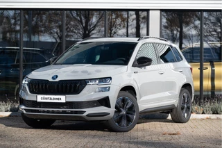 Hoofdafbeelding Škoda Karoq Škoda Karoq 1.5 TSI 150pk DSG Sportline Business | Trekhaak | 5j. / 100.000km garantie | 360 camera | Keyless |