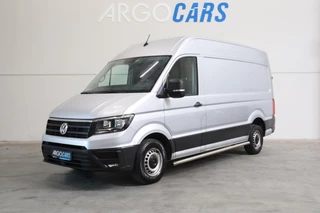 Hoofdafbeelding Volkswagen Crafter Volkswagen Crafter HIGHLINE L3/H3 140PK NAP AIRCO TREKHAAK NAVI CARPLAY CAMERA TOPBUS LEASE v/a €99.pm INRUILMOG