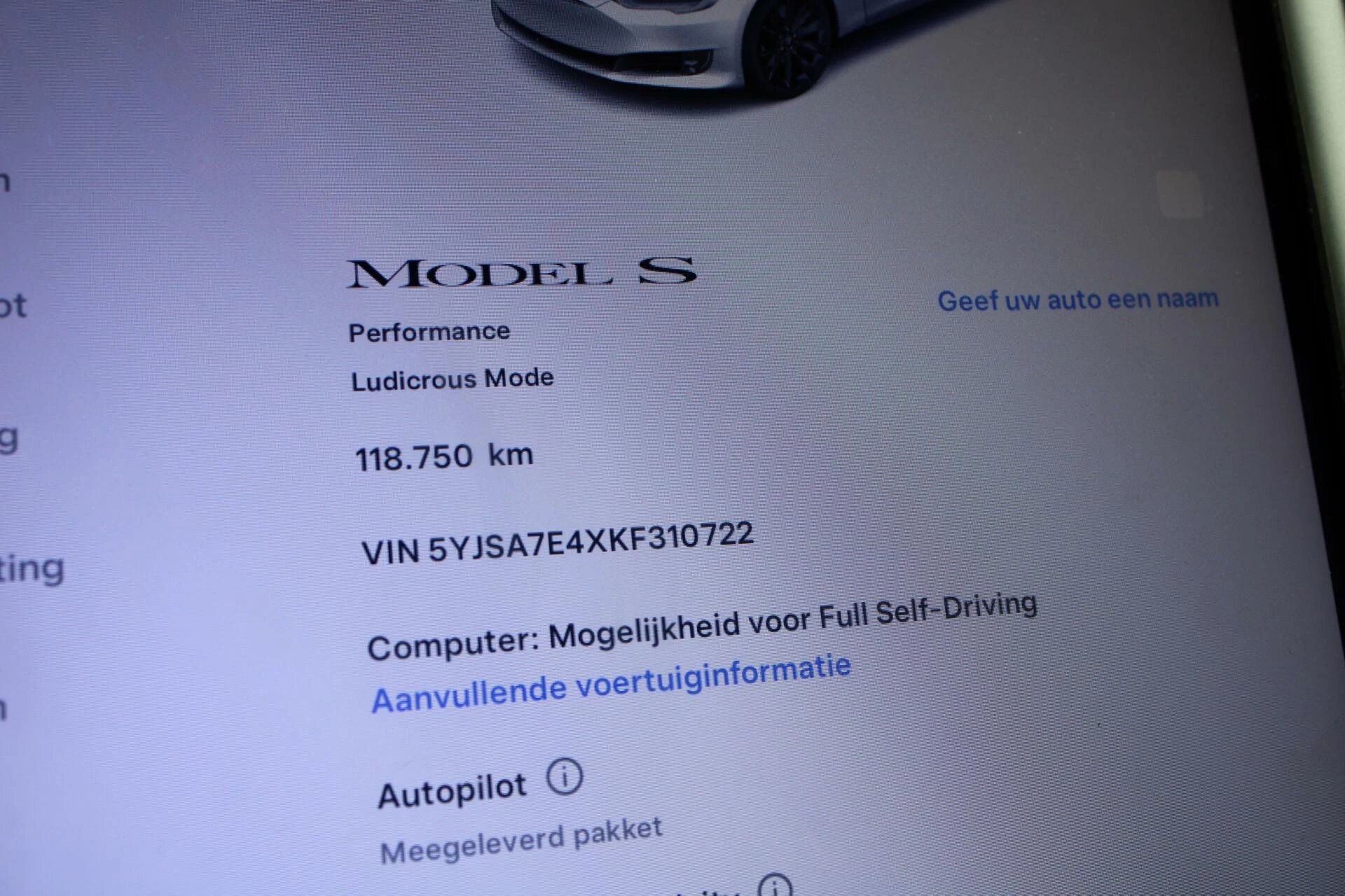 Hoofdafbeelding Tesla Model S