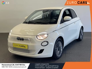 Fiat 500e Comfort Style 3+1 42 kWh 244km actieradius Navigatie Apple Carplay/Android Auto Camera Parkeersensoren Blind Spot Assist Stoelverwarming Lichtmetalen velgen Ledverlichting Climate Control