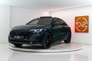 Audi Q8 60 TFSI E Quattro S-Edition Competition 490PK | Goodwood Green | 3D B&O | Pano | VOL! 5 JAAR FABR. GARANTIE