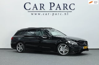 Mercedes-Benz C-klasse Estate 180 AMG Line LED/PANORAMADAK/LEER+S.VERWARMIN/18"LMV/CAM/CRUISE/ECC/12 MDN GARANTIE!