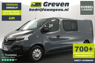 Renault Trafic 2.0 dCi T29 L2H1 145PK Dubbele Cabine | 6 Persoons | Automaat Airco Cruise PDC LED Trekhaak