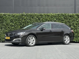 Peugeot 508 SW 1.6 e-THP Blue Lease GT-line, FACELIFT, PANO, LEDER, CRUISE, NAVI, DODEHOEK, CAMERA, HUD, ECC-AIRCO, STOELVERWARMING, TREKHAAK, LICHTMETAAL 17"